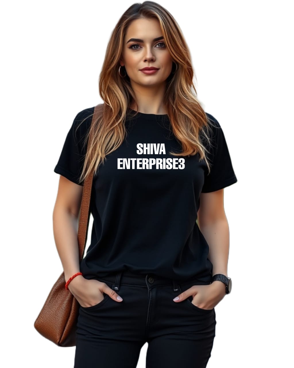 SHIVA ENTERPRISE 3 Regular Fit 180 GSM Biowash Unisex Round Neck T-Shirt (100% Cotton, DTF Print)