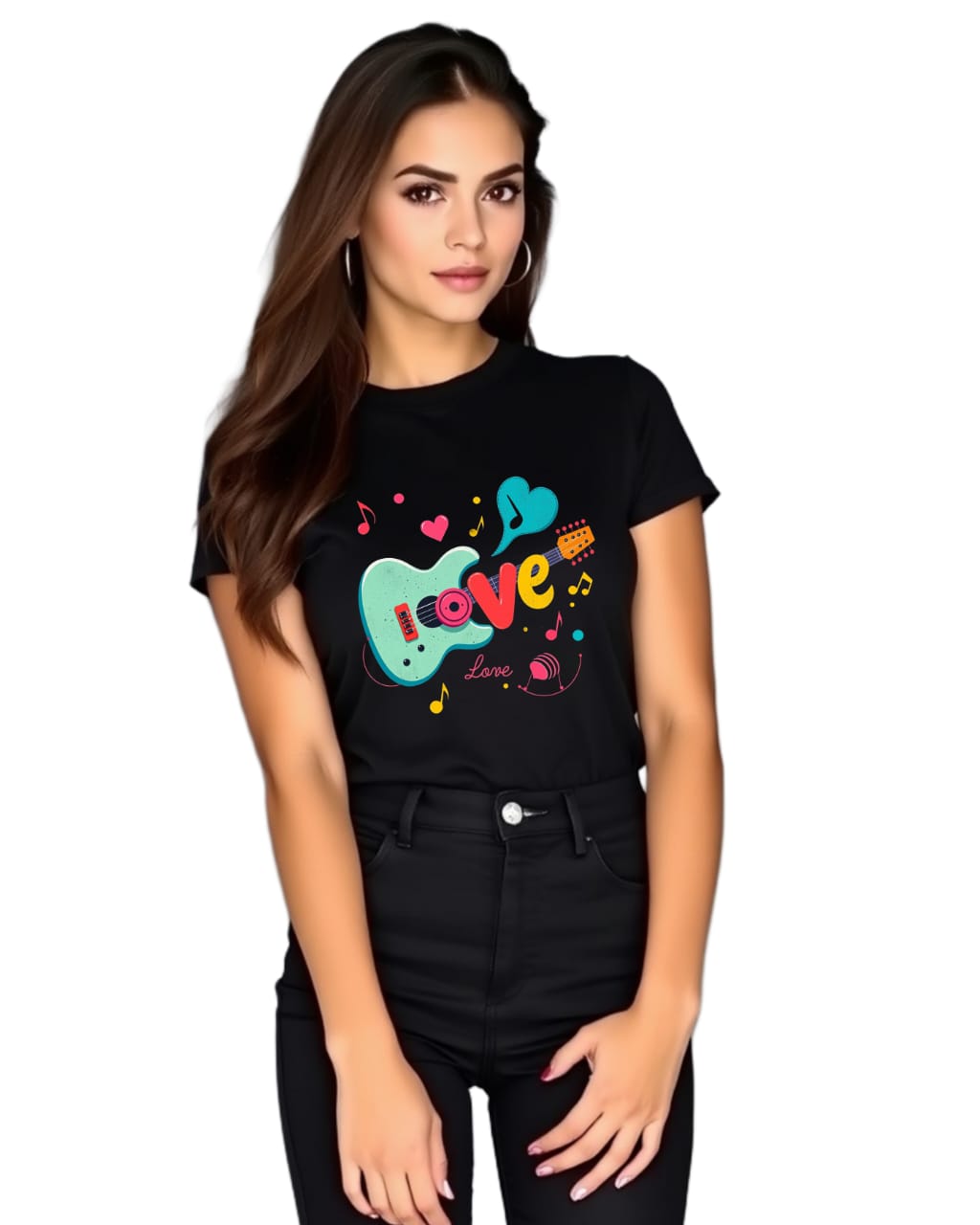 MUSIC LOVER Pure Cotton Regular Fit T-Shirt - Supreme Comfort , Perfect Fit