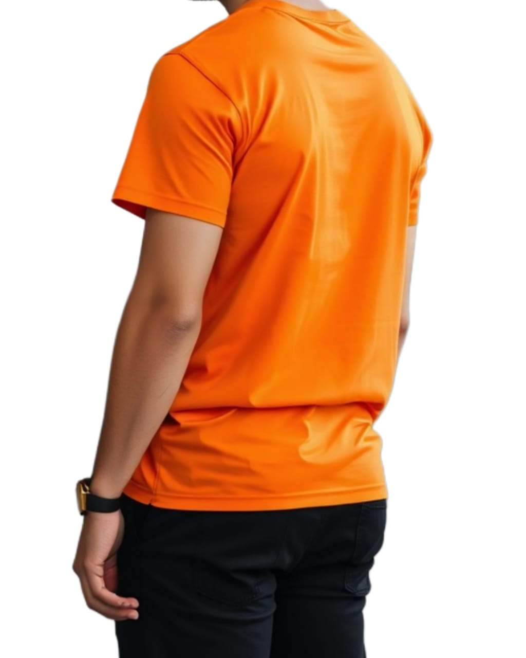 Rea and orange 180 GSM Biowash Unisex Round Neck plain  T-Shirt [100% Cotton, ] pack of 2