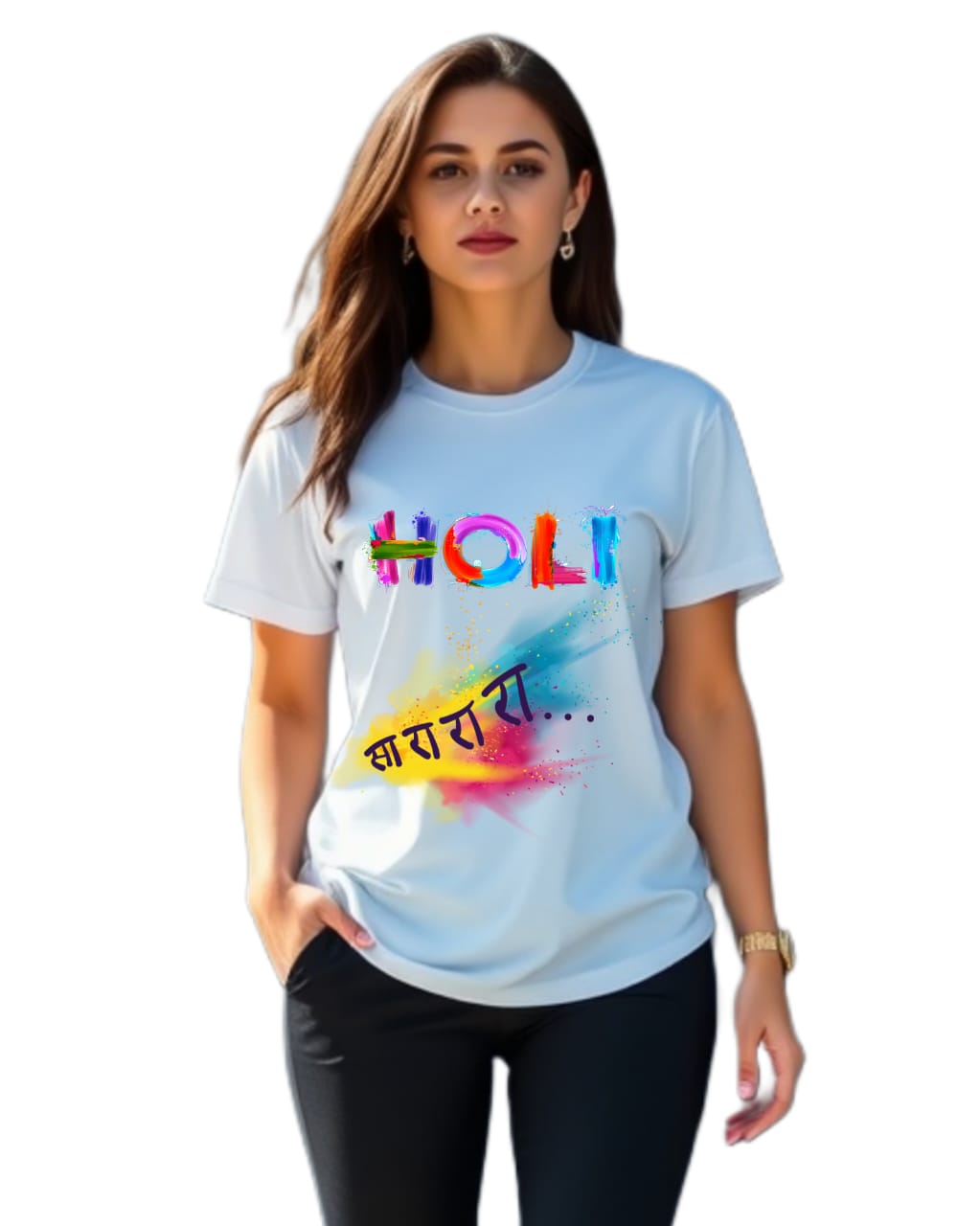 ShivaEnterprise3' holi Premium 100% Cotton Bio-Wash T-Shirt! 😍