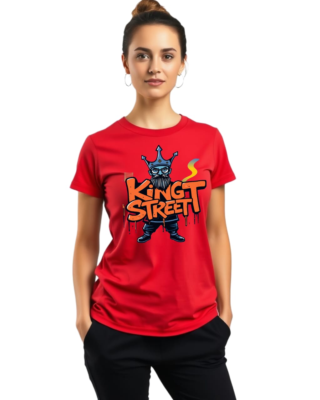 shivaenterprise3-king 180 GSM Biowash Unisex Round Neck T-Shirt (100% Cotton, DTF Print