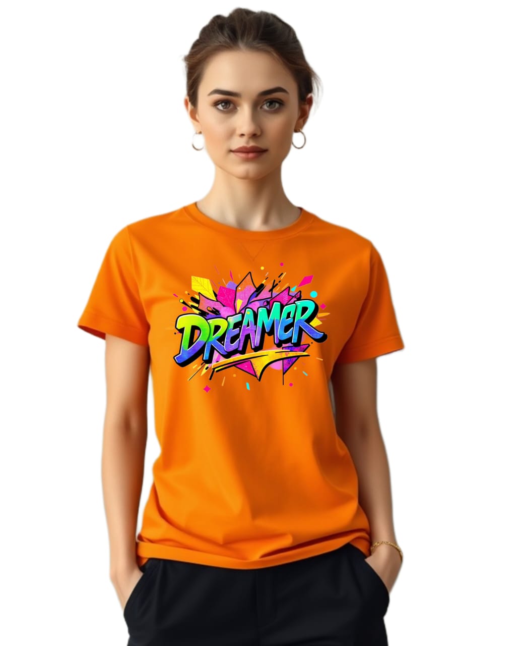 ShivaEnterprise3'  Premium 100% Cotton Bio-Wash Unisex T-Shirt! 😍 design name-dreamer