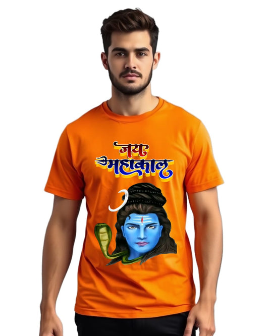 shiva enterprise3  ,180 GSM Biowash Unisex Round Neck T-Shirt (100% Cotton, DTF Print)