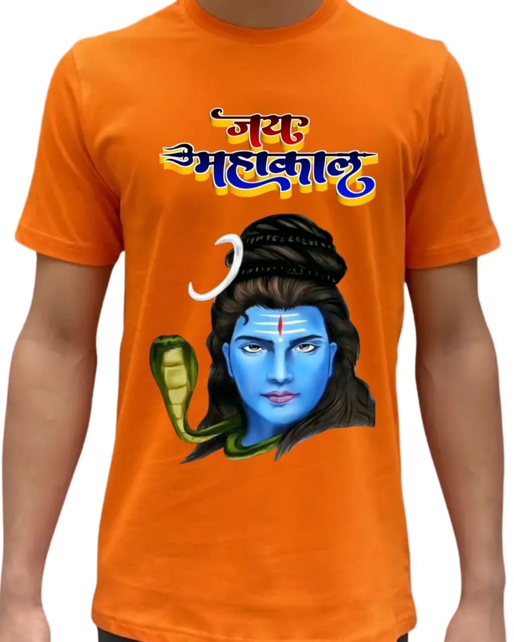 shiva enterprise3  ,180 GSM Biowash Unisex Round Neck T-Shirt (100% Cotton, DTF Print)