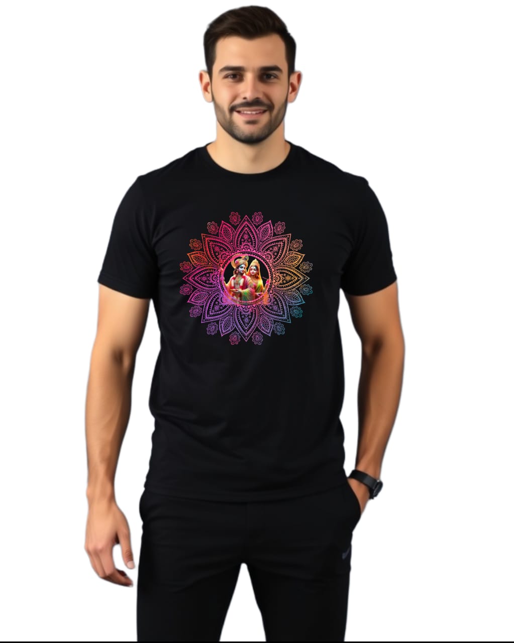 ShivaEnterprise3' holi Premium 100% Cotton Bio-Wash Unisex T-Shirt