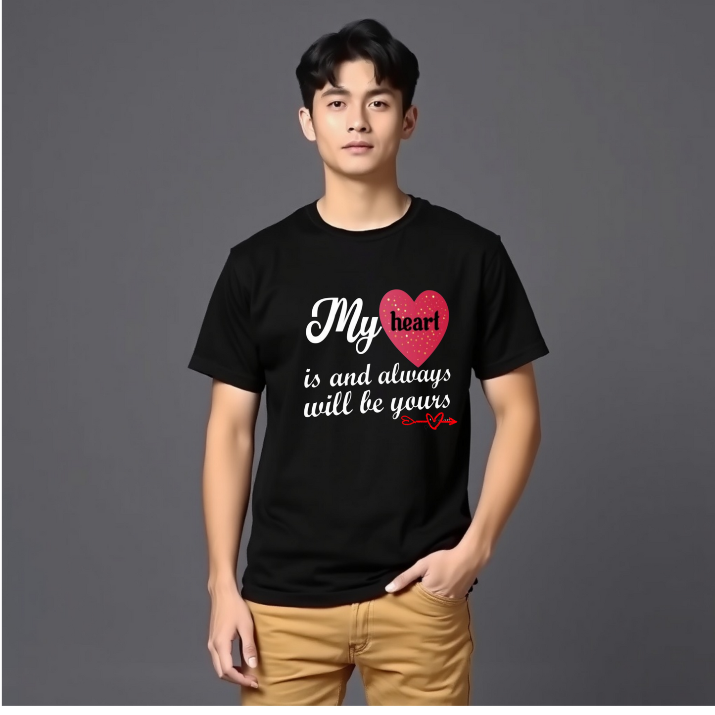 Love 😘 printed regular fit T-SHIRT