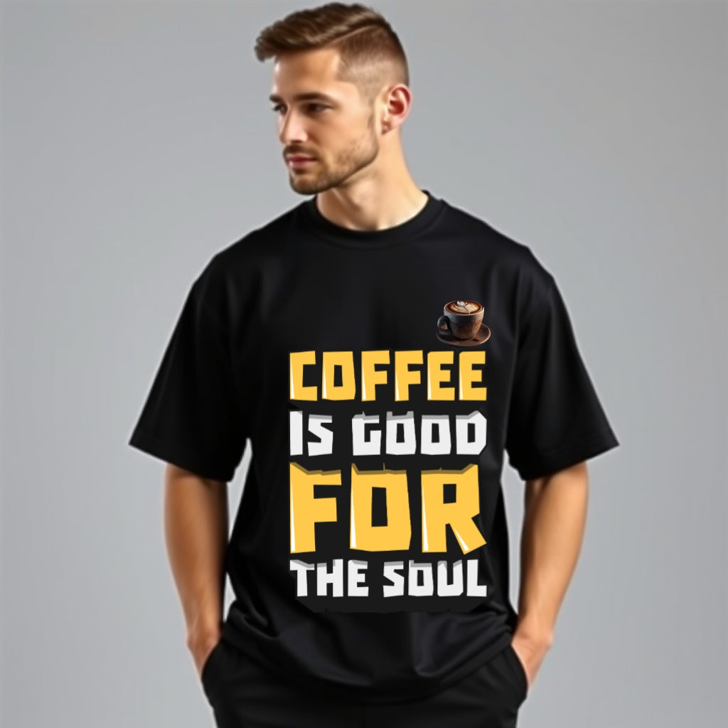 Coffee new design launch printed Oversized t-shirt