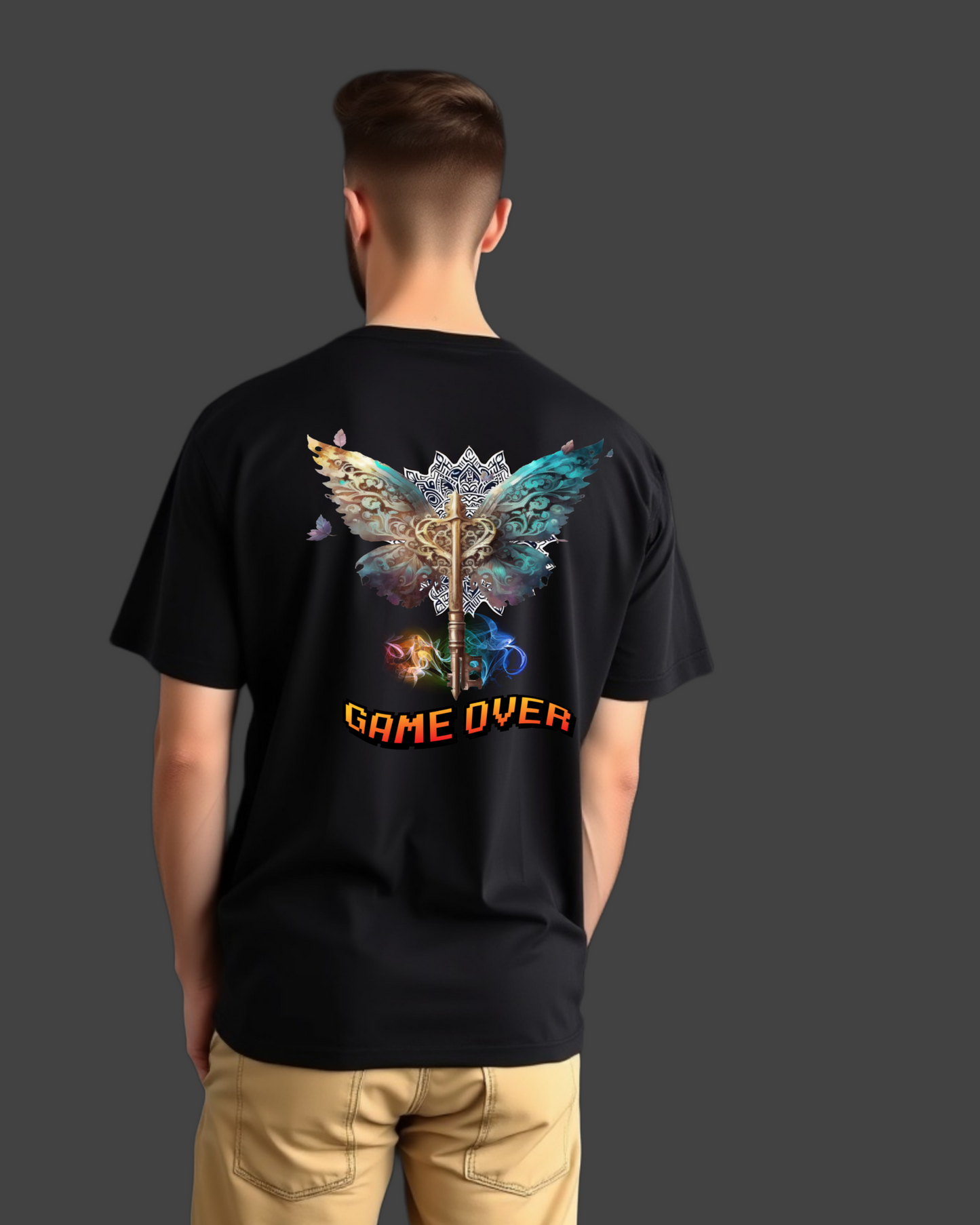 Game over  black Oversized t- shirt